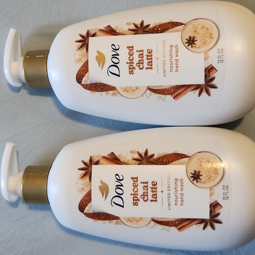 4× Dove Spiced Chai Latte Hand Wash- Limited Edition Scent!